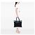 Sac cabas LOEWE Anagram Canvas Noir - vue 6