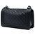 Borsa a tracolla Chanel Boy Flap in pelle d'agnello matelassé, nera, dimensione Old Medium Nero - vista 2