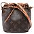 Borsa a secchiello Louis Vuitton Monogram Nano Noe Marrone