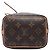Borsa a secchiello Louis Vuitton Monogram Nano Noe Marrone - vista 3
