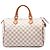 Borsa Boston Louis Vuitton Damier Azur Speedy 30 Bianca Bianco