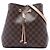 Louis Vuitton Damier Ebene NeoNoe MM Beuteltasche Braun