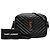 Autre Marque Borsa Camera Lou in pelle matelassé monogram Saint Laurent nera Nero - vista 7