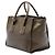 Borsa Prada Vitello Daino marrone con doppio manico e doppia tasca - vista 2