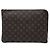 Borsa a pochette Louis Vuitton Monogram Etui Voyage GM Marrone