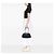 Bolso Bowling Chanel Chic Quilt de piel de becerro iridiscente acolchada negra Negro - vista 5