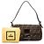 Fendi Zucca Canvas Baguette Schultertasche Braun - Ansicht 7
