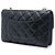 Borsa a tracolla Chanel Medium Lambskin Trendy CC Flap Nera Nero - vista 2