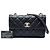Borsa a tracolla Chanel Medium Lambskin Trendy CC Flap Nera Nero - vista 6