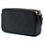 Clutch Chanel CC in pelle di vitello matelassé con doppia zip e tracolla a catena nera Nero - vista 2