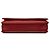 Borsa a tracolla Chanel CC rossa in nappa embossed con camelia, Wallet On Chain Rosso - vista 3