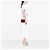 Borsa a tracolla Chanel CC rossa in nappa embossed con camelia, Wallet On Chain Rosso - vista 6