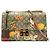 Padlock Borsa a tracolla Gucci Medium GG Supreme Tian con lucchetto beige