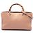 Bamboo Borsa Shopper Satchel Gucci Medium in pelle di vitello marrone con bambù