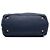 Borsa Tote Satchel convertibile Prada Vitello Daino blu con zip - vista 3