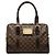 Bolsa de mão Louis Vuitton Damier Ebene Berkeley Marrom