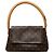 Borsa a tracolla Mini Looping Monogram Louis Vuitton Marrone