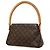Borsa a tracolla Mini Looping Monogram Louis Vuitton Marrone - vista 2