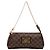 Borsa Satchel Louis Vuitton Damier Ebene Eva Marrone