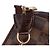 Borsa Satchel Louis Vuitton Damier Ebene Eva Marrone - vista 5