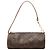 Louis Vuitton Monogram Papillon Pochette Handtasche Braun