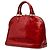 Borsa Louis Vuitton Monogram Vernis Alma PM rossa Rosso - vista 2