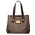 Louis Vuitton Damier Ebene Hampstead PM Shopper Tasche Braun