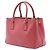 Borsa Tote Satchel Prada Galleria Double Zip Medium Saffiano Lux Rosa - vista 2