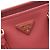 Borsa Tote Satchel Prada Galleria Double Zip Medium Saffiano Lux Rosa - vista 5