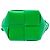 Borsa a secchiello Mini Nappa Maxi Intrecciato Cassette Bottega Veneta Verde - vista 3