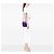 Borsa a tracolla Bottega Veneta Cube in Nappa Intrecciato viola Porpora - vista 6