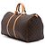 Mala de Viagem Louis Vuitton Monogram Keepall 55 Castanha Marrom - vista 2