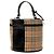Necessaire Burberry Haymarket Check Canvas Beige - vista 2