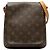 Borsa a tracolla Louis Vuitton Monogram Musette Salsa PM marrone con tracolla corta