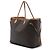 Sac cabas Louis Vuitton Monogram Neverfull GM Marron - vue 2