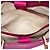 Bamboo Bolsa Shopper Satchel Gucci Medium em couro de bezerro rosa com bambu - vista 4