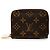 Monedero Zippy Monogram Louis Vuitton Marrón Castaño