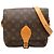 Borsa a tracolla Louis Vuitton Monogram Cartouchiere MM Marrone