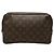 Borsa a pochette Louis Vuitton Monogram Trousse Toilette 28 Marrone