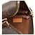 Bolsa de mão Louis Vuitton Monogram Mini Pochette Accessoires Castanha Marrom - vista 5