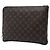 Borsa a pochette Louis Vuitton Monogram Etui Voyage GM Marrone - vista 2