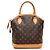 Bolsa Louis Vuitton Monogram Lockit PM Castanha Marrom