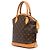 Bolsa Louis Vuitton Monogram Lockit PM Castanha Marrom - vista 2