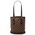Bucket Borsa Secchiello Louis Vuitton Damier Ebene Marais Marrone