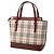 Borsa Tote Burberry House Check in tela beige - vista 2