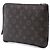 Borsa a Clutch Louis Vuitton Monogram Etui Voyageur PM Marrone - vista 2