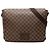 Borsa a tracolla Louis Vuitton Damier Ebene Brooklyn MM marrone