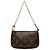 Borsa a mano Mini Pochette Accessoires Monogram Louis Vuitton Marrone
