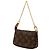Borsa a mano Mini Pochette Accessoires Monogram Louis Vuitton Marrone - vista 2