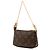 Bolsa de Mão Mini Pochette Accessoires Monogram Louis Vuitton Castanha Marrom - vista 2